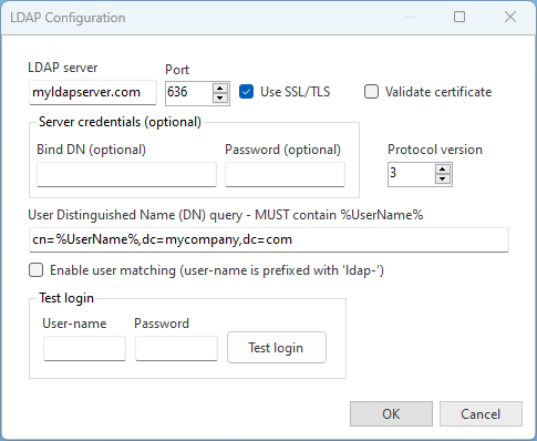 LDAP Configuration